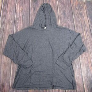 Freeloader Hoodie Womens XL Gray Pullover Lightweight Long Sleeve Made in USA